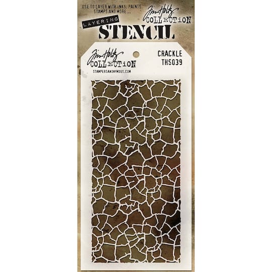 Stampers Anonymous Tim Holtz&#xAE; Crackle Layered Stencil